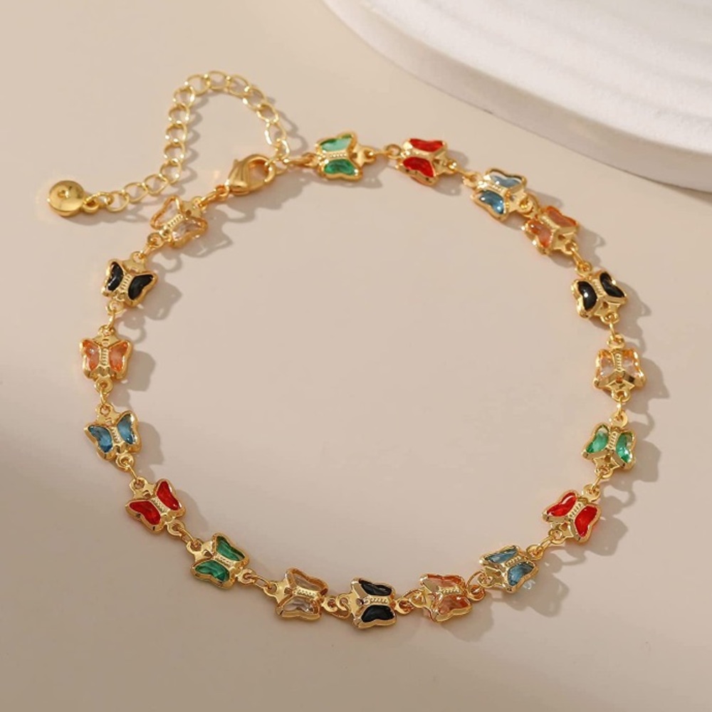 Multi Colored Anklet